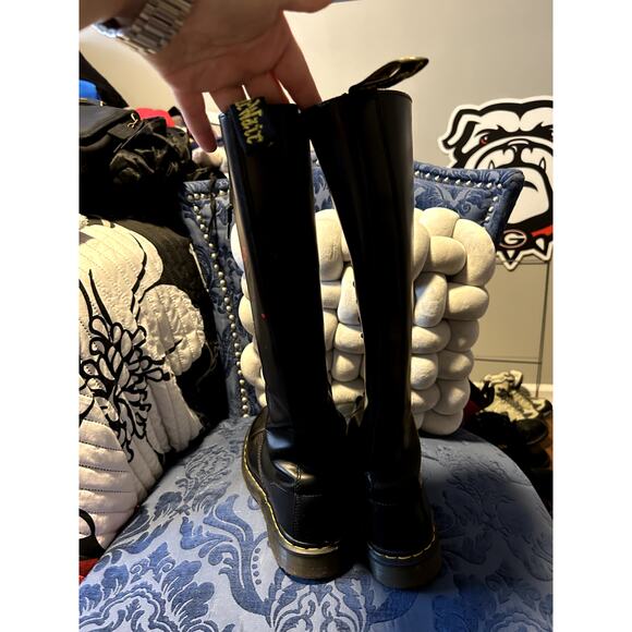 Dr Martens Custom Painted 14 Eye Knee High Boots size 8/EU 39 - Picture 5 of 6